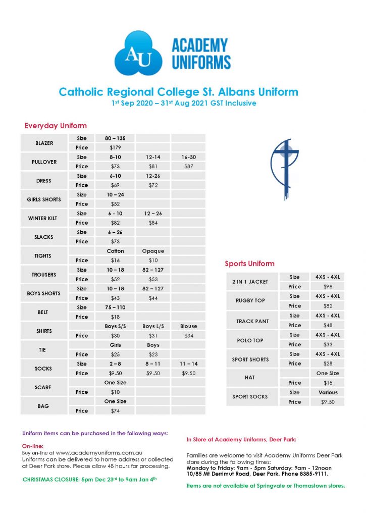 Year 7 2021 Crc St Albans